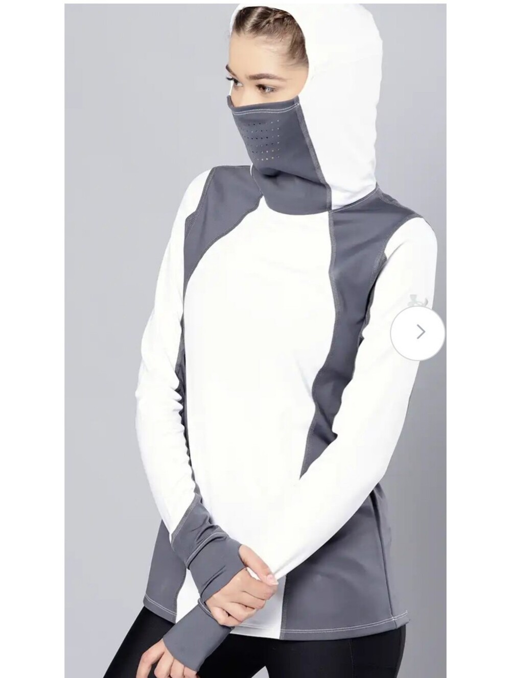 Under Armour Woman's ColdGear Reactor Run Balaclava Hoodie